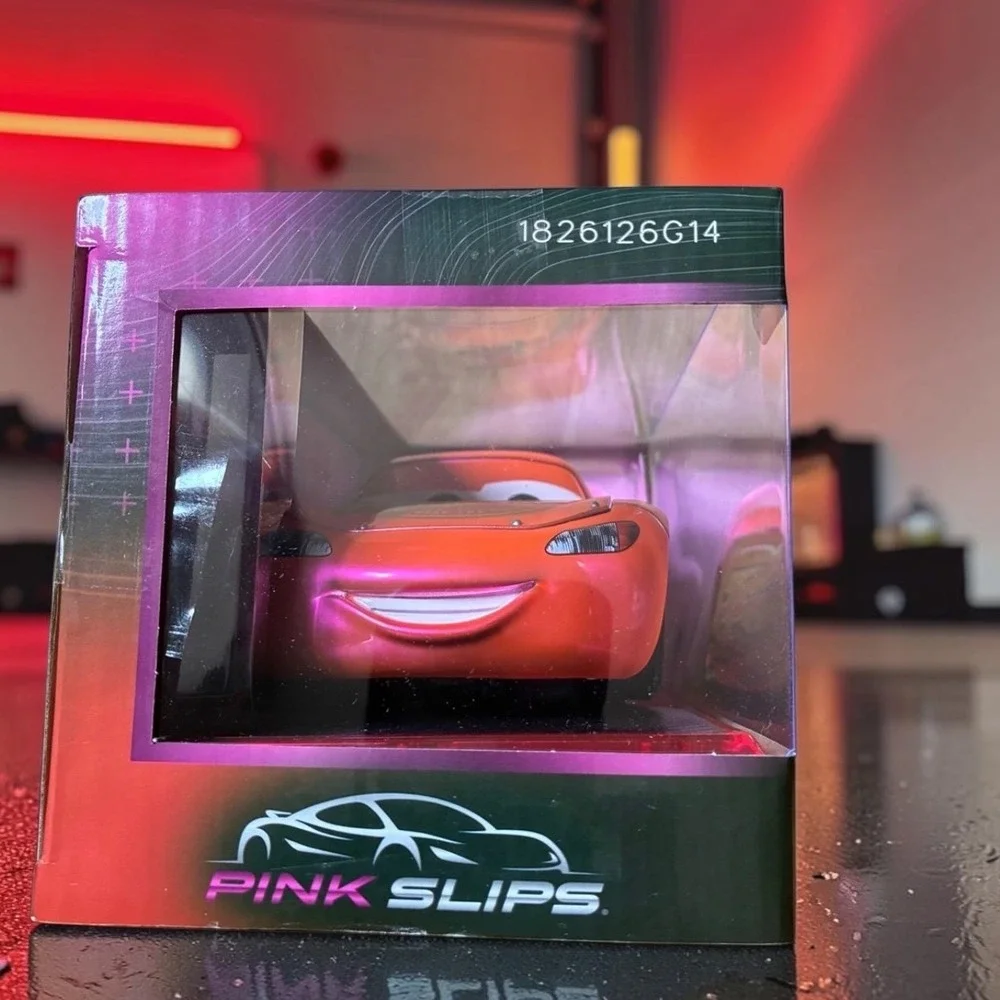 Jada Toys Pink Slips Lightning McQueen Die-Cast 1:24 Disney Pixar Cars CHASE